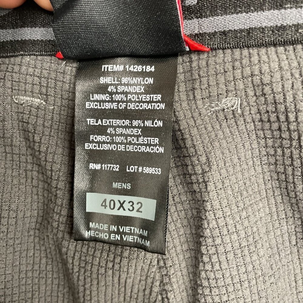 NEW Gerr'y Men's 40X32 Gray Venture Fleece Lined Tech Pants Stretch - Picture 7 of 10